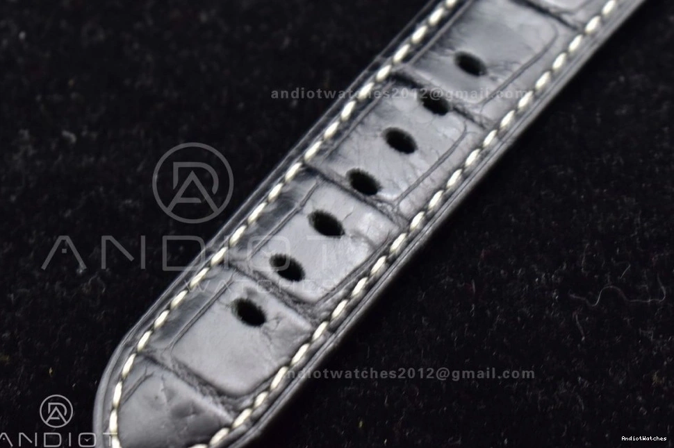 Edition Leather  on Strap Best SportInspired 1:1 VSF 980 Black Black Dial PAM1312 P. 1225